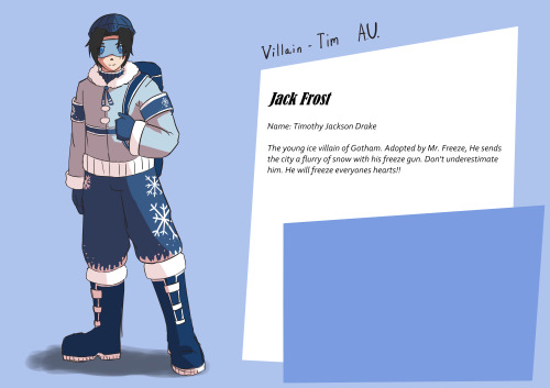 Villain Tim Drake AUs  Short profile introducing Chessmaster and Jackfrost Who will be next &gt;&lt;