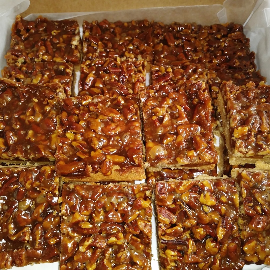 <p>Pecan Pie Bars on a Buttery Shortbread Crust <br/>
.<br/>
.<br/>
Online Ordering Shipping & Delivery Available<br/>
.<br/>
.<br/>
.<br/>
.<br/>
.<br/>
.<br/>
.<br/>
#pecanpiebars #pecanbars #pecanlover #pecans #nutsaboutthis #pecanpie #nutsaboutnuts #cookie #cookielover #pecanpies #labakery #cookieoftheday #onlinebakery #labest #sweettreats #lafoodjunkie #eatfamous #thechew #losangelesfood #eatla #onlineshopping #Caterer #cater2you #catering #desserttable #sweettooth #dessertlover #amazingeats  (at West Los Angeles)<br/>
<a href="https://www.instagram.com/p/B47q_F9gv9_/?igshid=17ij76nazjkfj" target="_blank">https://www.instagram.com/p/B47q_F9gv9_/?igshid=17ij76nazjkfj</a></p>