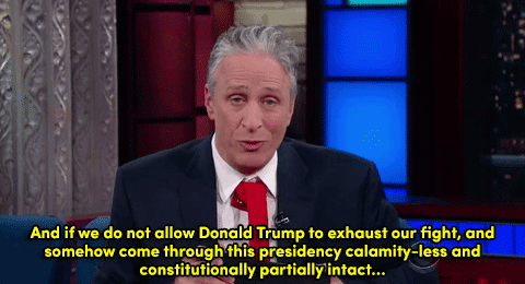 micdotcom:Jon Stewart delivers a hopeful message in the face of Trump during surprise