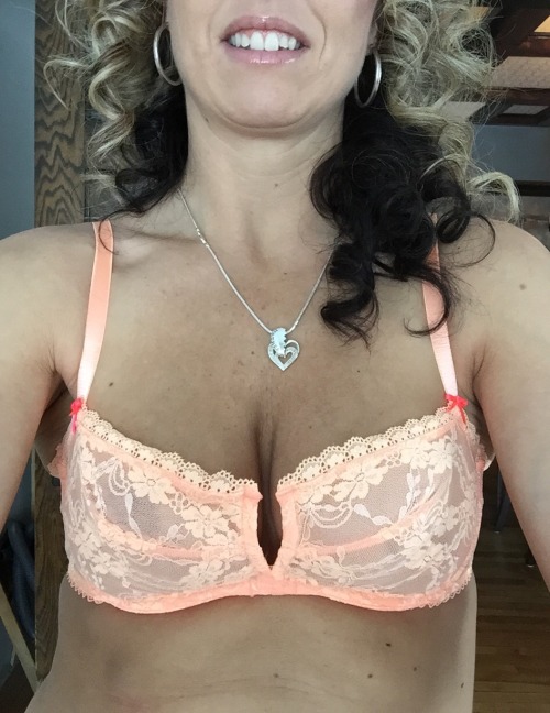 theshymilf:  theshymilf:  2 new bras, which do you like better?  Push up with great cleavage or sheer with amazing pokies?