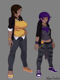  Character sheet For Sylvia &amp; Vicki I’ve been meaning to flesh out~~~I’ll add the character traits and junk later~ ;P