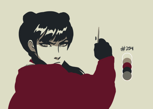 paunchsalazar:Color palette challenge #254 - ATLA’s Mai this was just because i wanted to