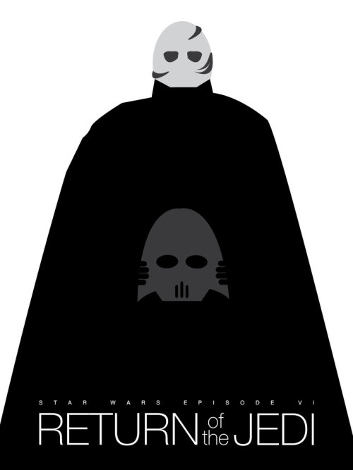 cp-fett:Star Wars minimalist posters by Steve Squall (aka Captain Cavishaw).I want every one of 