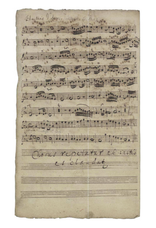 design-is-fine:Johann Sebastian Bach, Autograph, Cantata “Erschallet, ihr Lieder”, BWV 1
