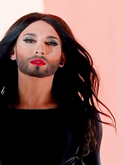 aoora:  Conchita Wurst - Rise Like a Phoenix~☆   Oohhh my god she its breaking