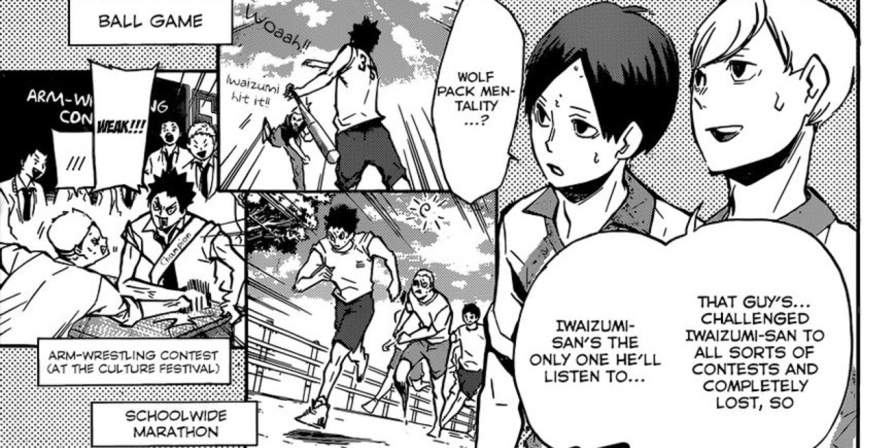 kagayamatoblo:  I think we should all take a moment to appreciate how Iwaizumi fucking