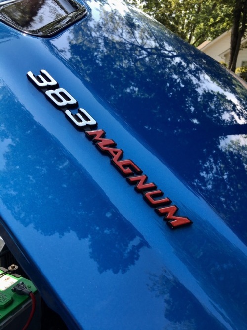 Early ‘70s Dodge Challenger at a carshow last weekend. The carshow registration card on the dash sai