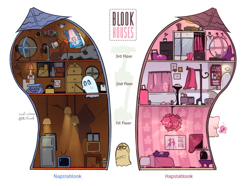 leaf-submas:Blook Houses Thank you for 20,000 followers I have so much fun drawing this! I think it 