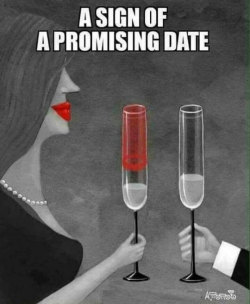 nickysticky69:  happyhornyhaiku:Foreshadowing Her first champagne sip:  A not-very-subtle hint  Of good times to come.   Follow Happy Horny Haiku, from the creator of Lusty Limericks.  😈😈😈