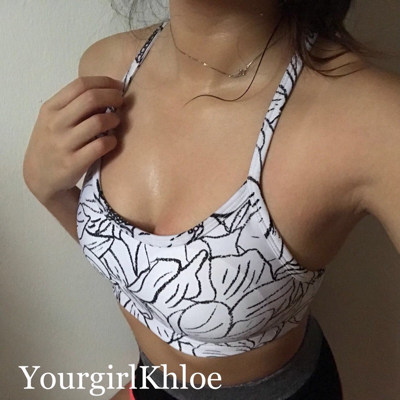 yourgirlkhloe:  Sweat with Khloe Another workout sesh ! Remember the other post of