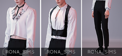 rona-sims:[RONA]﻿ ﻿Deja Vu Outfit Set TS4New mesh10 SwatchesHQ Compatible[T.O.U]Do not re-upload &am