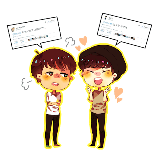 ask–woogyu:  sorry for not updating daily again ahaha ;v; please accept this woogyu being obvious on twitter as a token of my apology lololol. I’ll try to update soon guys, love you all <3