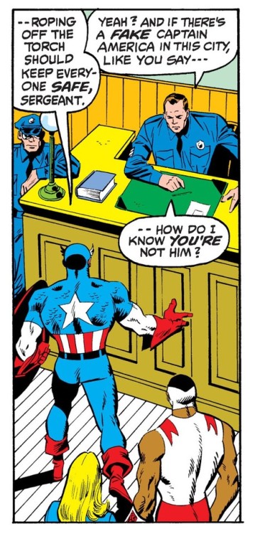 starspangledshitpost: Captain America No. 156, 1972 I would do anything for this moron