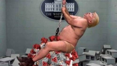 funnypoliticalhumor:He took a wrecking ball to America