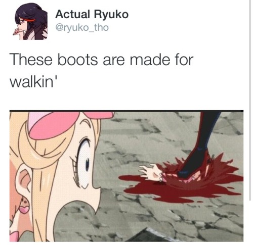 makaiwars: More tweets from my parody Ryuko twitterPart 1