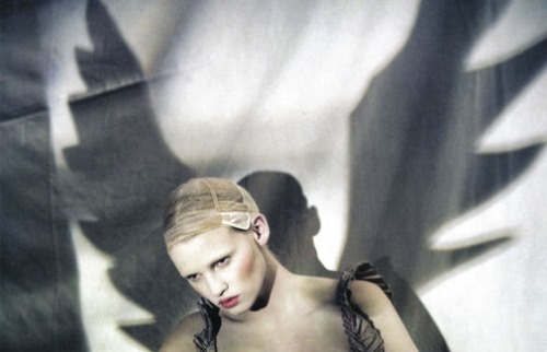 supermodelgif:  “The Great Illusion”, Lara Stone by Paolo Roversi for Vogue Italia May 2010 