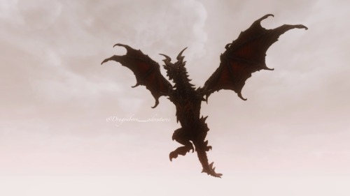 dragonborn-adventures:  Alduin and Paarthurnax 