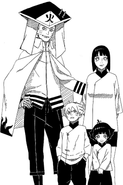 lady-nounoum:  Uzumaki Family Portrait Inspired by the OVA: Naruto ga Hokage ni Natta Hi 