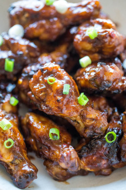 gallaooc:foodffs:BAKED SPICY BARBECUE CHICKEN WINGS Really nice recipes. Every hour. Show me what you cooked!@writingjustforgiggles 