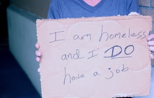 benjamin-bunnyslut:the-goddamazon:cubebreaker:The Rethink Homelessness campaign aims to dispel stere