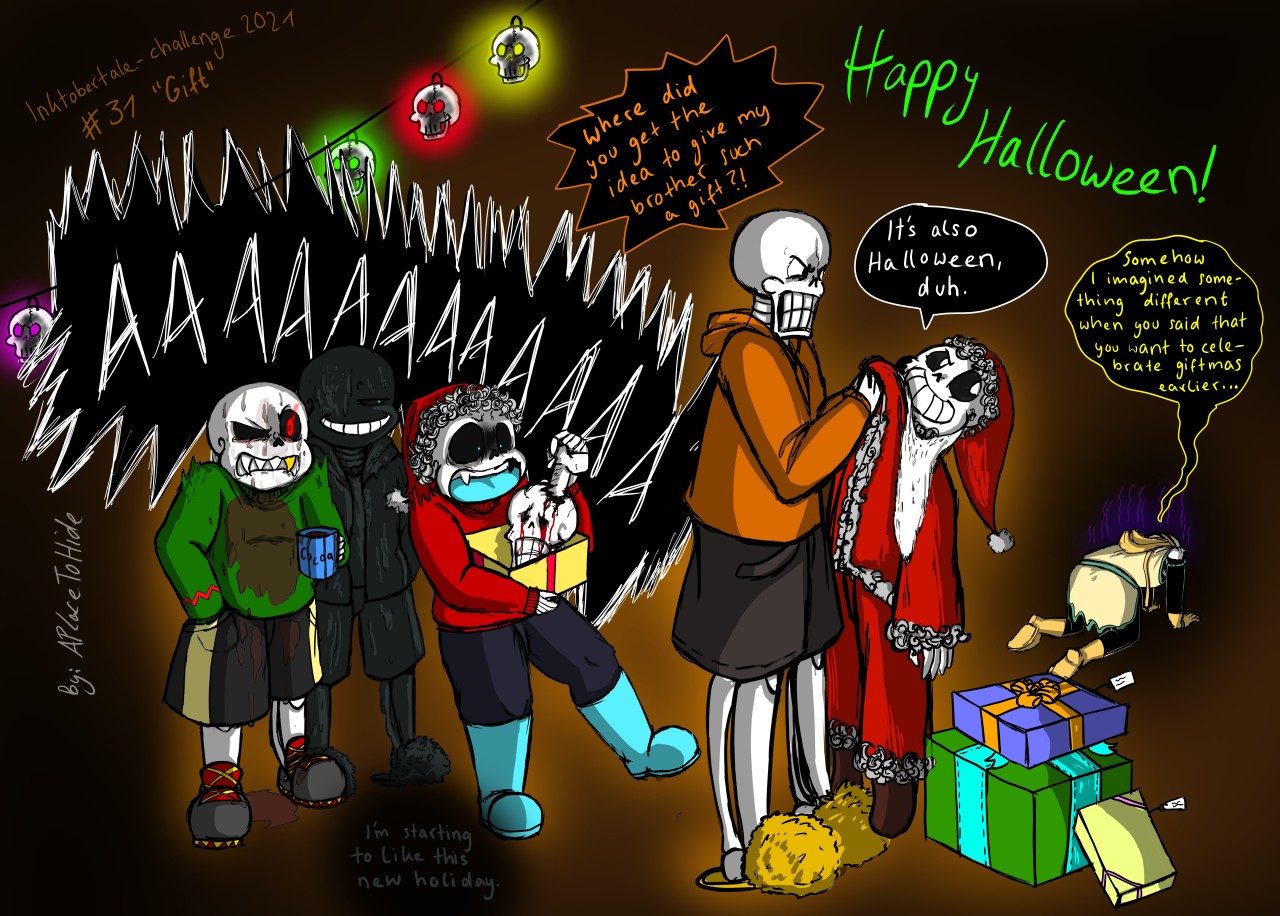 Canon Horrortale & Sans Facts! // Happy Halloween!// AmIsChill 