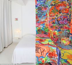 Sixpenceee:  Half Of A Marseille Hotel Room Has Been Swamped In Decoration By French