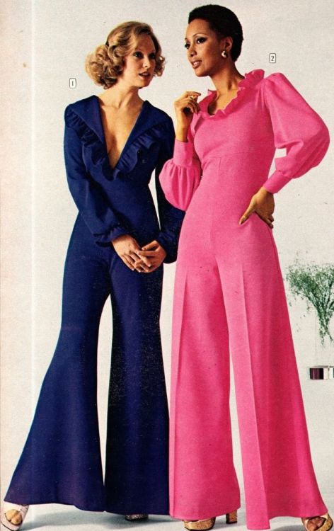vintageeveryday: Women’s jumpsuit of the 1970s