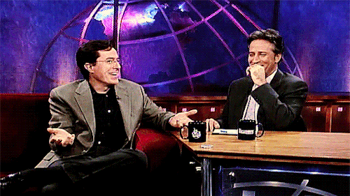 What You Cant See Off Camera Is Jon Started Laughing First. And Then Im Weak. As Much As I Want To Make