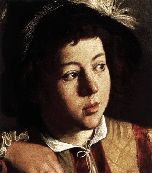 Caravaggio: The Calling of Saint Matthew (detail)