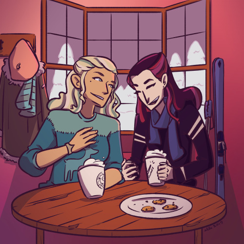 lady-adventuress:Here’s some Raven and Darling for @beetaur for the @eah-exchange​.