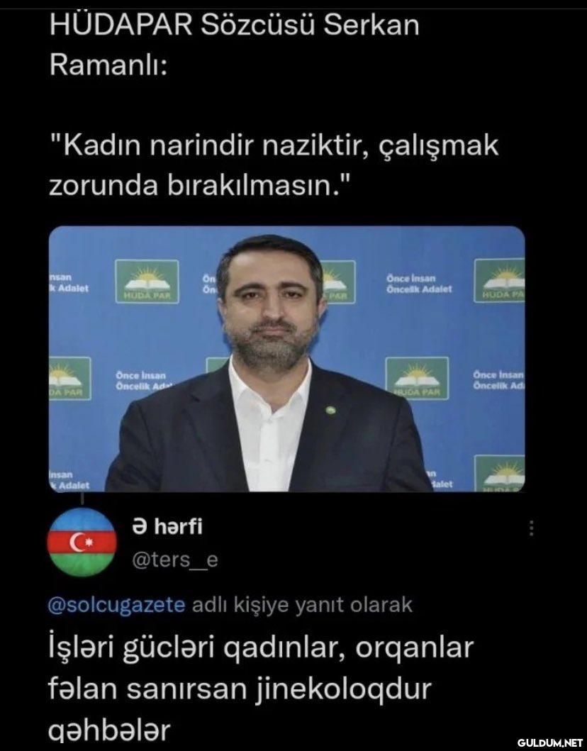 HÜDAPAR Sözcüsü Serkan...