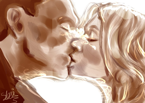 shaniartist:a quick 9 and rose sketch i'm still not happy with how it turned out