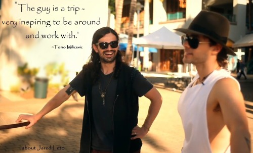 #MARSquote Tomo Milicevic about Jared Leto( And Yes, I believe that without a doubt. It would be so 