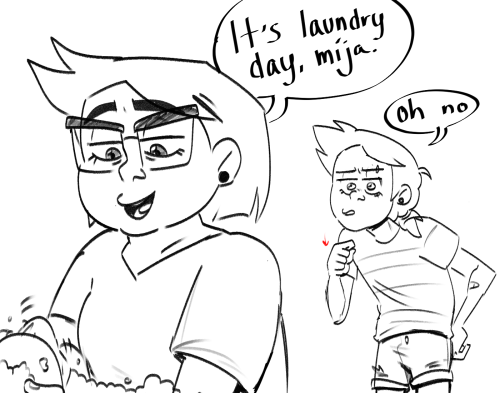 rileyclaw: laundry days are the quietest days in the noceda household . therefore, camila’s fa
