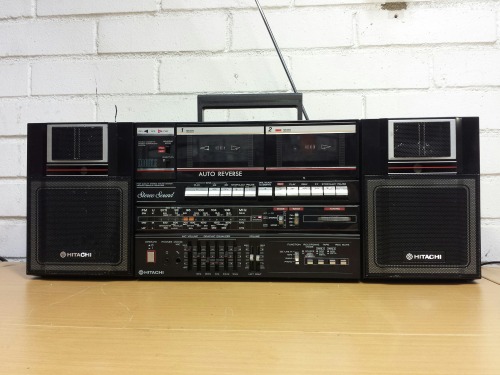 Hitachi TRK-W550E Ghetto Blaster, 1986