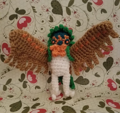 dailypokemoncrochet: #724 DecidueyeI’m making myself crochet bird Pokemon more often than I’d like t