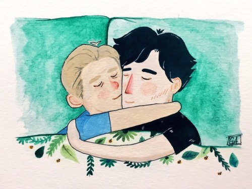 wormwatson:An illustration I made the other day. This is so cute I’m melting.