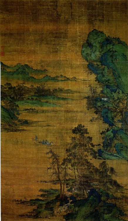 Red Cliff (aka Green Landscape), Guo Chun (1370-1444)