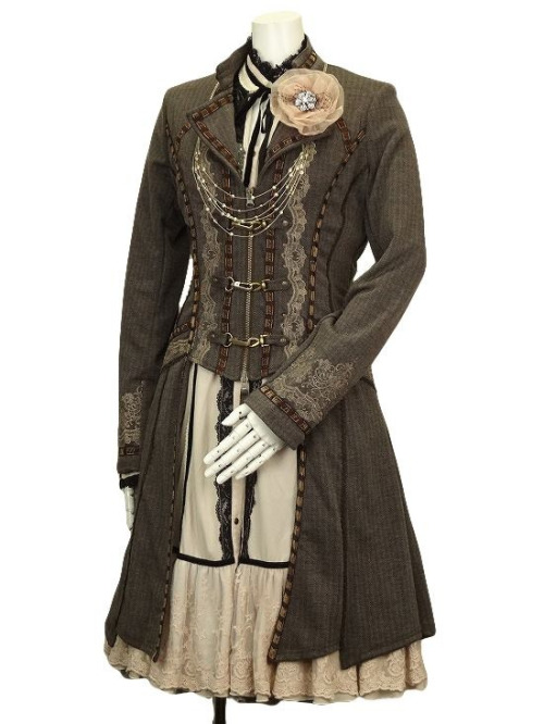 steampunkxlove: Tweed jacket - comes in two other colours. [x] [x]