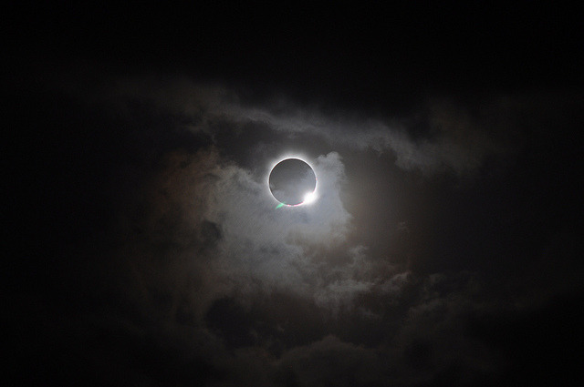 winterfellis:  Solar Eclipse - November 13, 2012 by NASA Goddard on Flickr.