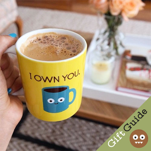 #GiftGuide: Mugs from Society6! Machine-washable ceramic, available in 11 &amp; 15oz options, and pe