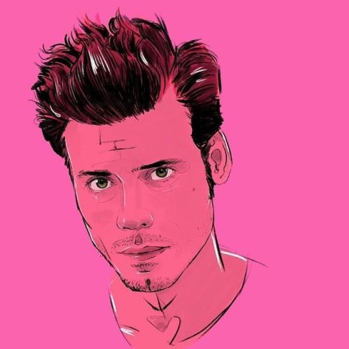 egorodriguez:  Reposting that time with @francoisarnaud #FrançoisArnaud #egorodriguez #illustration #portraitoftheday http://ift.tt/2iybg9Y
