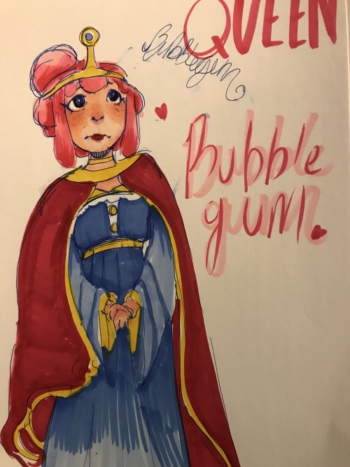 Bubblegum In 14th Century Inspired Clothing! :))