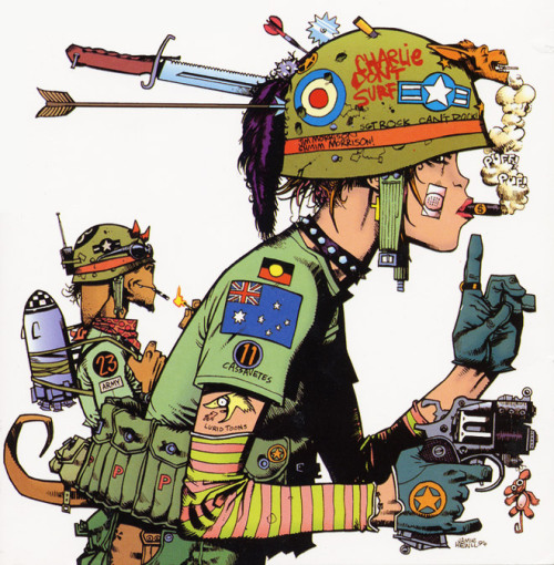 kulturedkrap: TANK GIRL She’s the Post-Apocalyptic PIN UP with a bad-a$$ attitude. She does what she