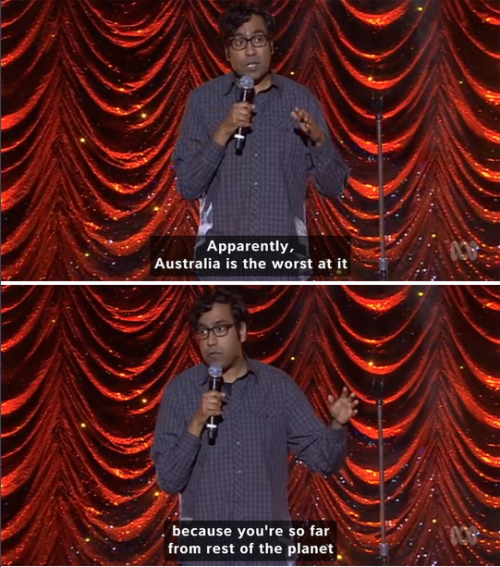 harikondabolu:I said this on Australian television.