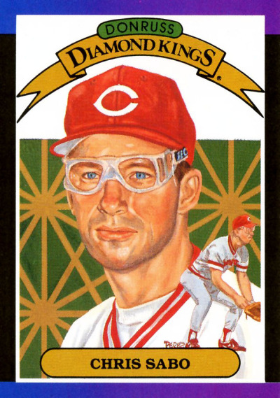 A glorious Chris Sabo Diamond Kings card to celebrate Opening Day 2016.