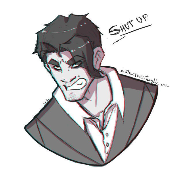 Last sketch beforeI leave. Have the angry boi. Bye y’all! :D