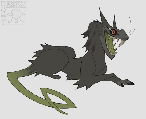 dusty-demon:  A rat themed barghest I doodled in my  notes a while ago. Idk what I’ll use him for but I love this nasty rat boy.