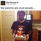 herooak:  Ray vs Cake. Requested by anonymous (sorry this took so long!) Please install this to view the correct dimensions. 