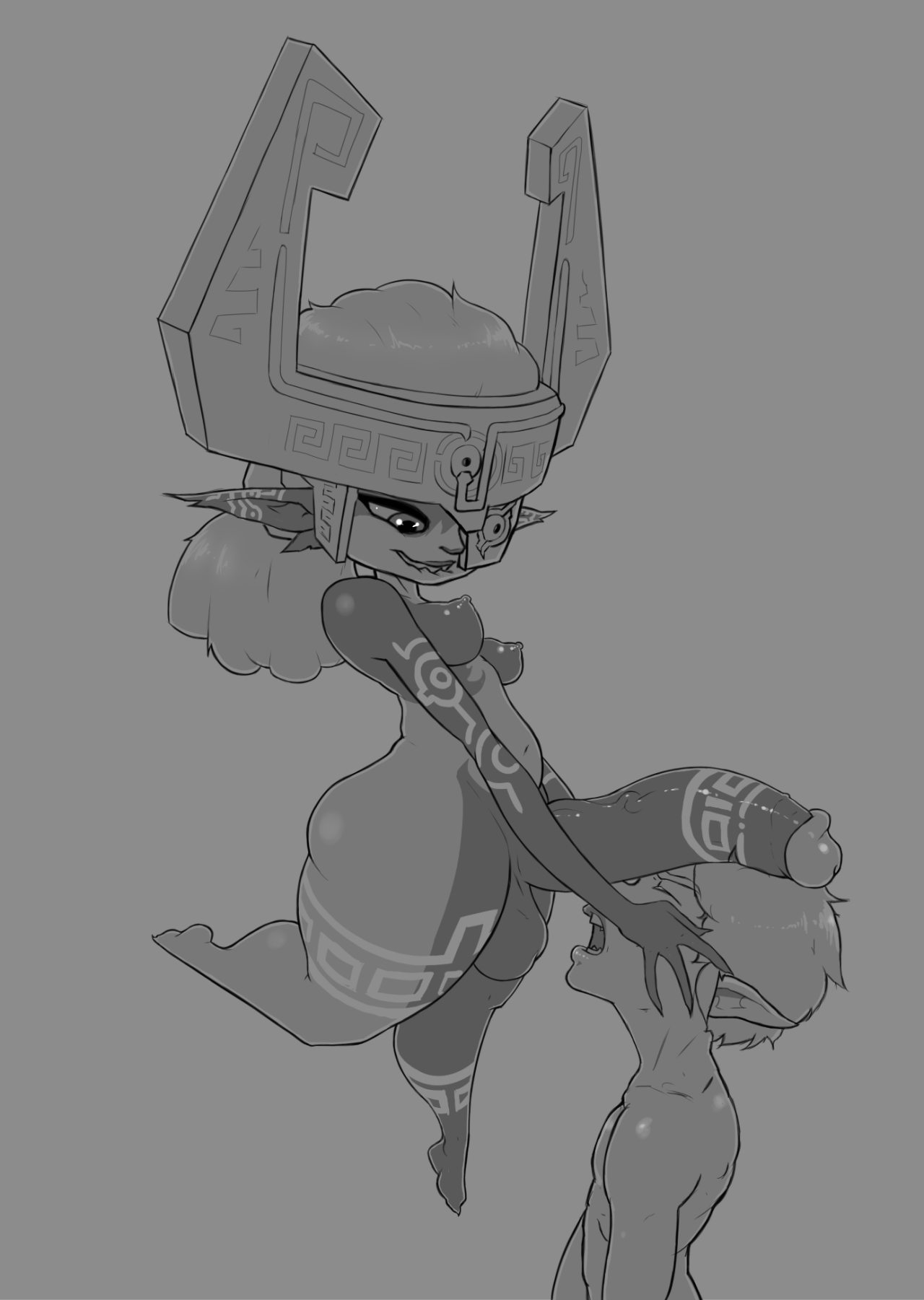 dracounreformed: hey midna leave them kids alone commission for reversehoodie 
